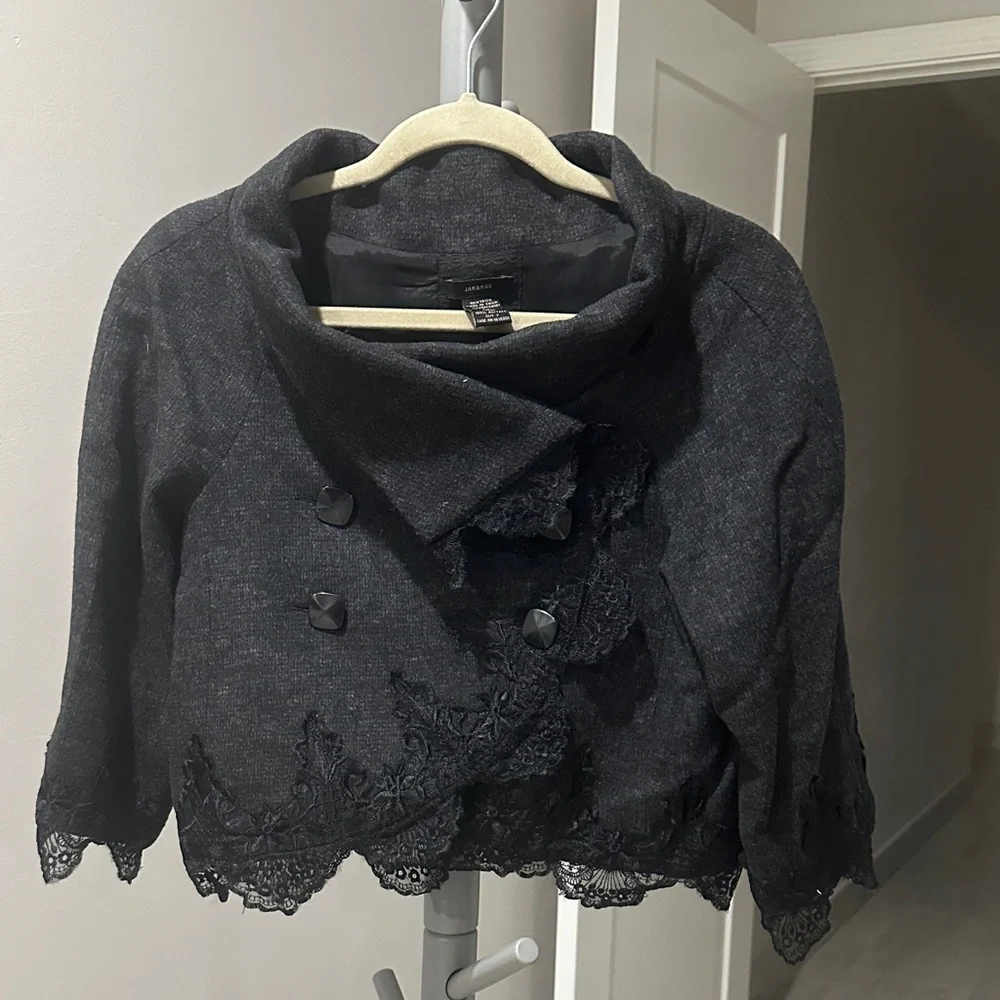 Jak & Rae Wool & Lace Jacket - Picture 1 of 9